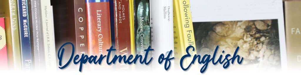 Department of English Banner