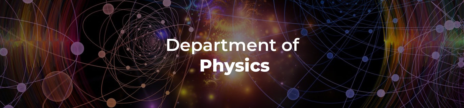 Department of Physics Banner